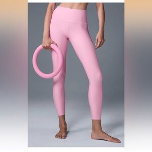 ALO Yoga Sweet Pink 7/8 High-Waist Leggings XXS- Sold Out!